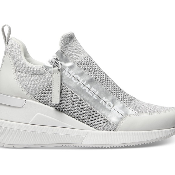 Michaels Kors Women's Willis Wedge Trainer Sneakers brand new/no box - Picture 2 of 4